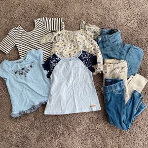 Girl Size 3T Bundle (4 shirts/3 pairs of jeans)